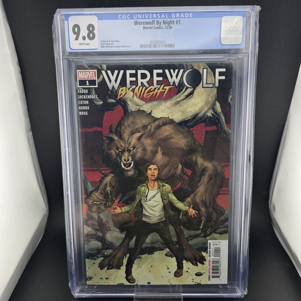 Werewolf By Night 1 CGC 9.8 1st Jake Gomez Marvel 2020 McKone Cover Comic Key